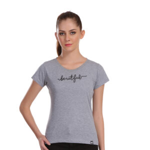 Tees World Beutiful Graphic Printed Tshirt For Women |100% Cotton