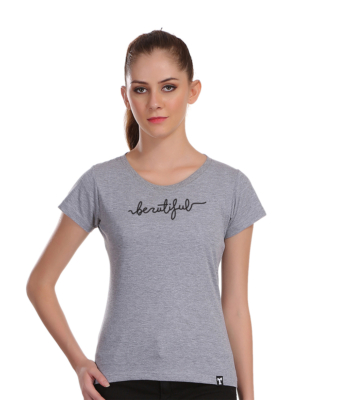 Tees World Beutiful Graphic Printed Tshirt For Women |100% Cotton